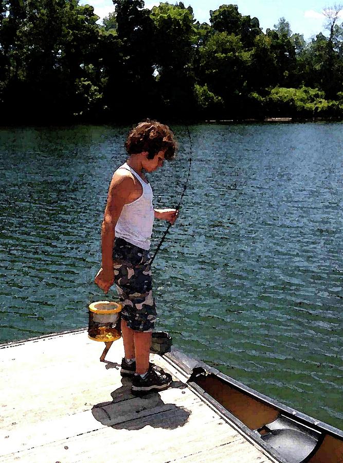 Fishing Photograph - Jack Fishing by Tim Welch Fishing Photograph - Jack Fishing by Tim Welch