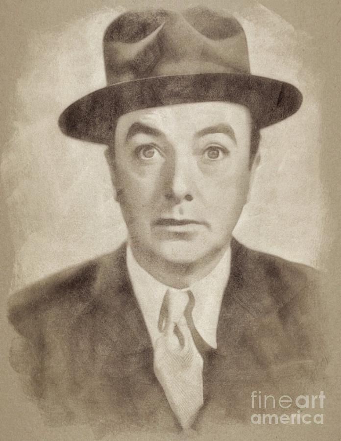 Jack Haley, Vintage Actor Drawing
