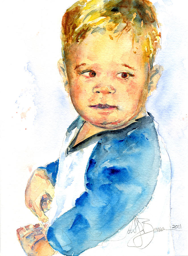 Portrait Painting - Jack by John D Benson