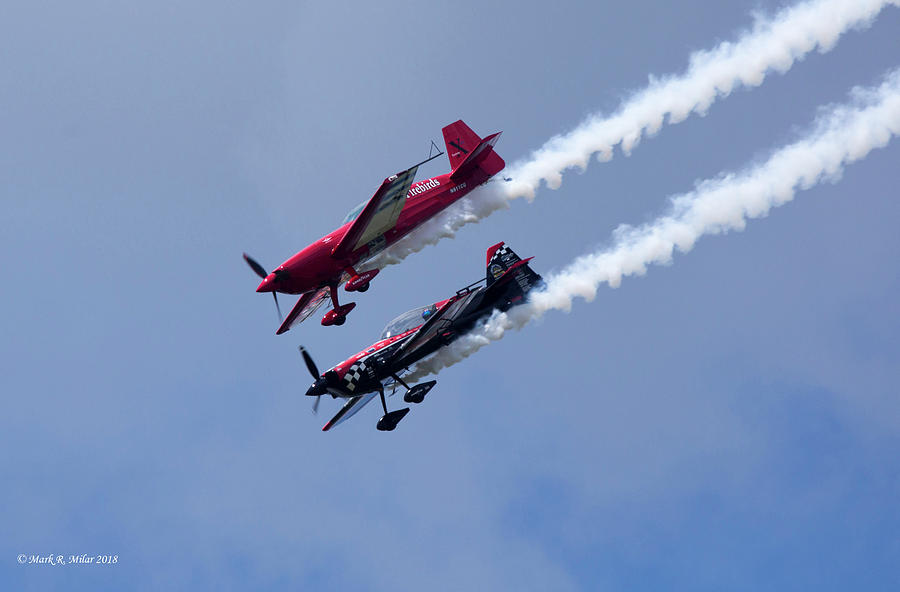 Jack Knutson and Rob Holland two plane prescision Photograph by Mark ...