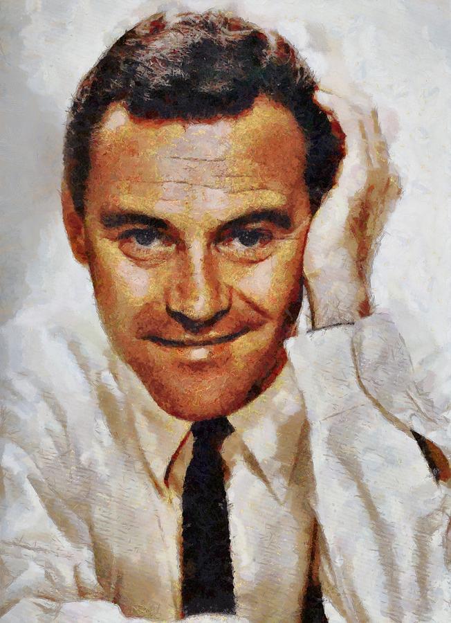 Hollywood Painting - Jack Lemmon Hollywood Actor by Esoterica Art Agency