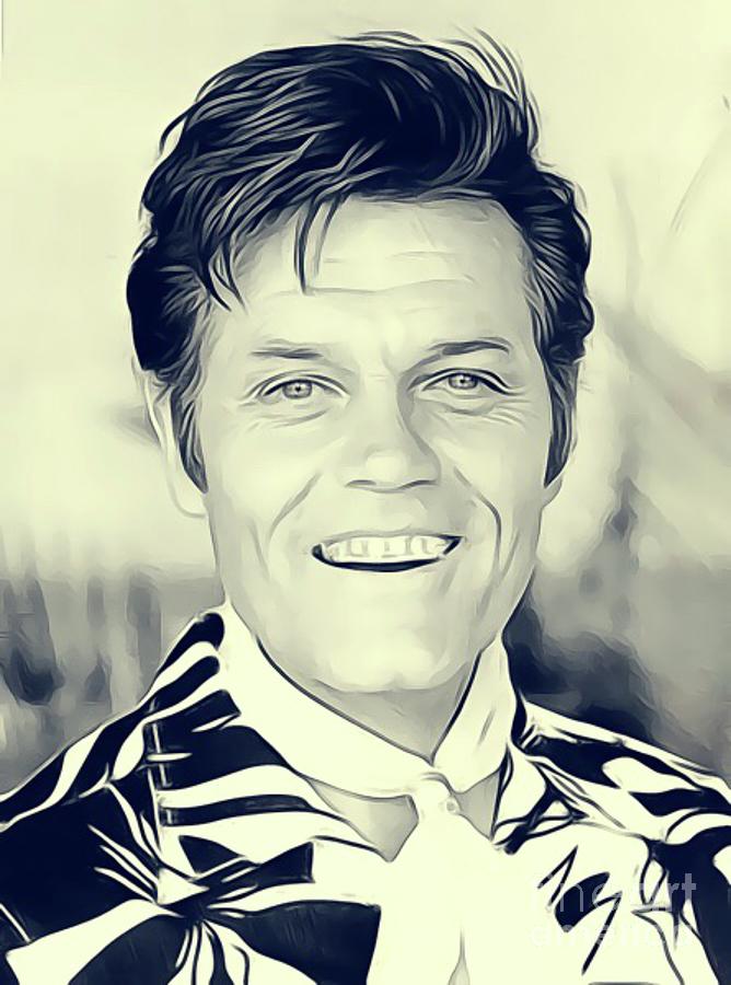 Jack Lord, Vintage Actor Digital Art
