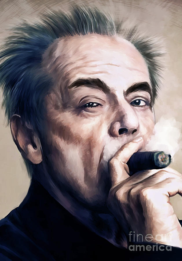 Jack Nicholson 2 Digital Art by Andrzej Szczerski