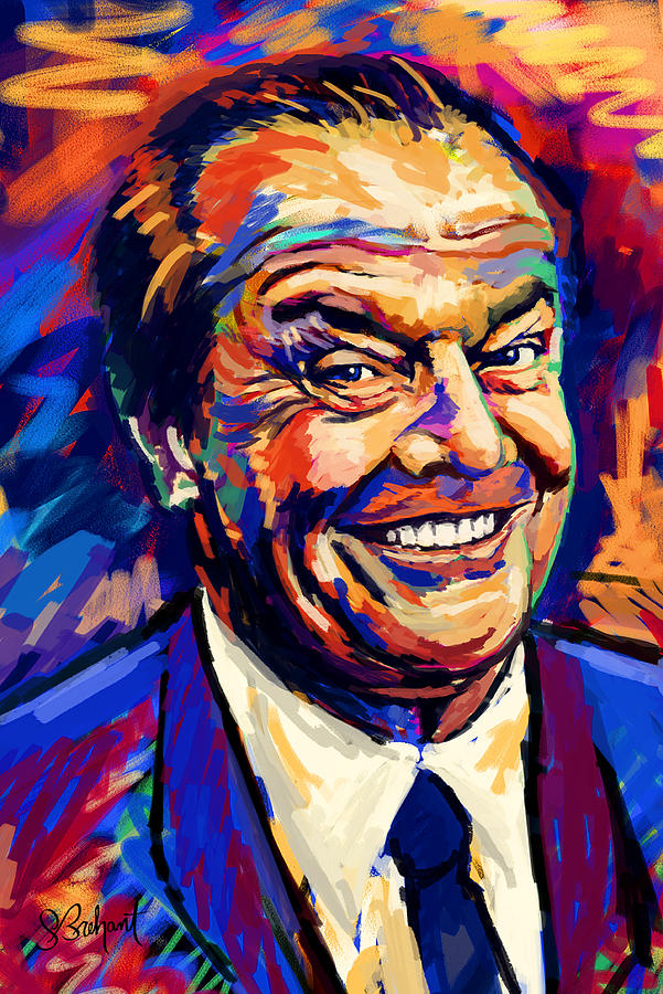 Jack Nicholson  Painting by Sue  Brehant