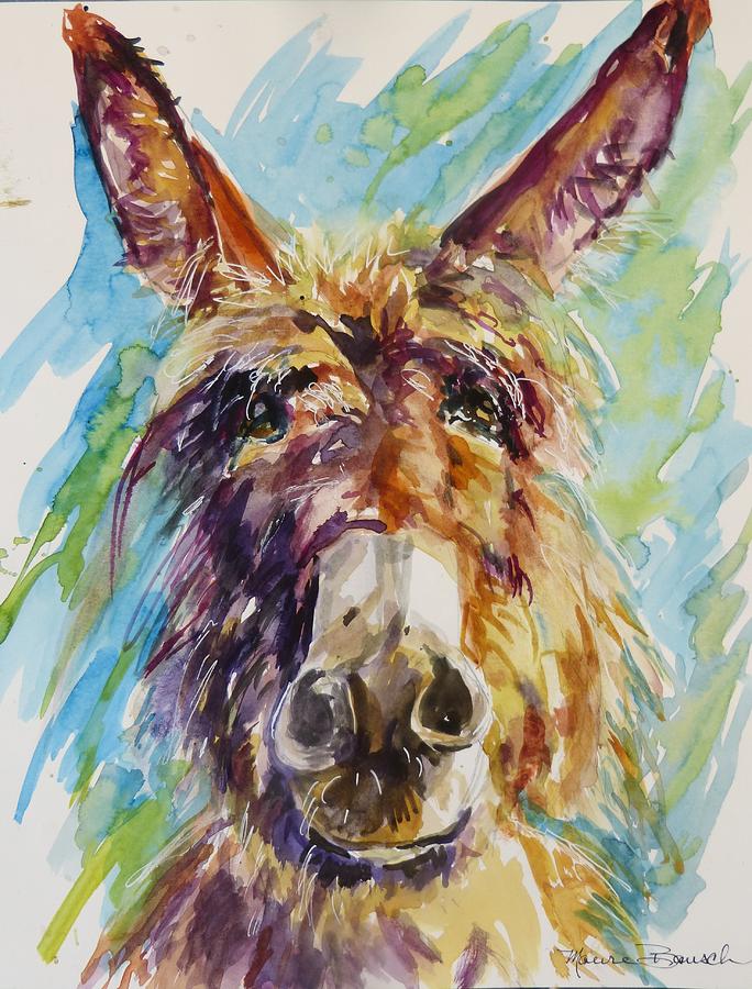 Donkey Painting - Jack by P Maure Bausch