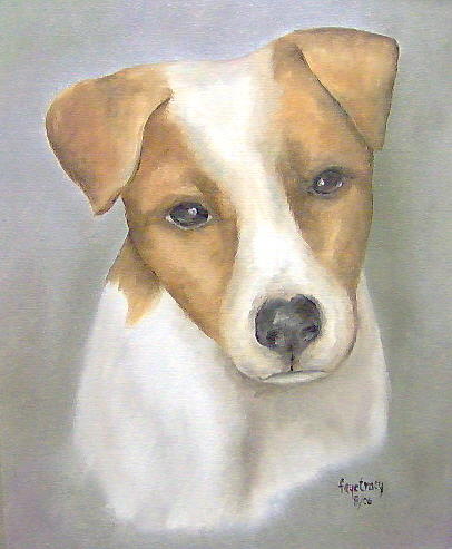 Jack Russell Painting By Faye Tracy - Fine Art America