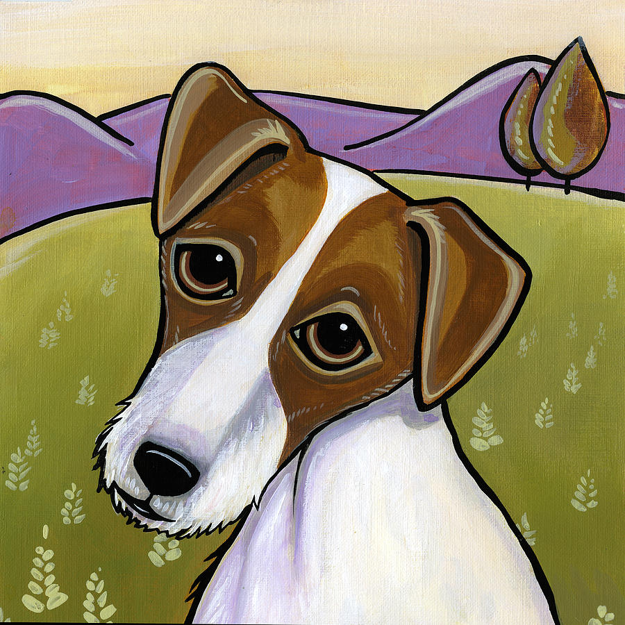 Jack Russell Painting by Leanne Wilkes