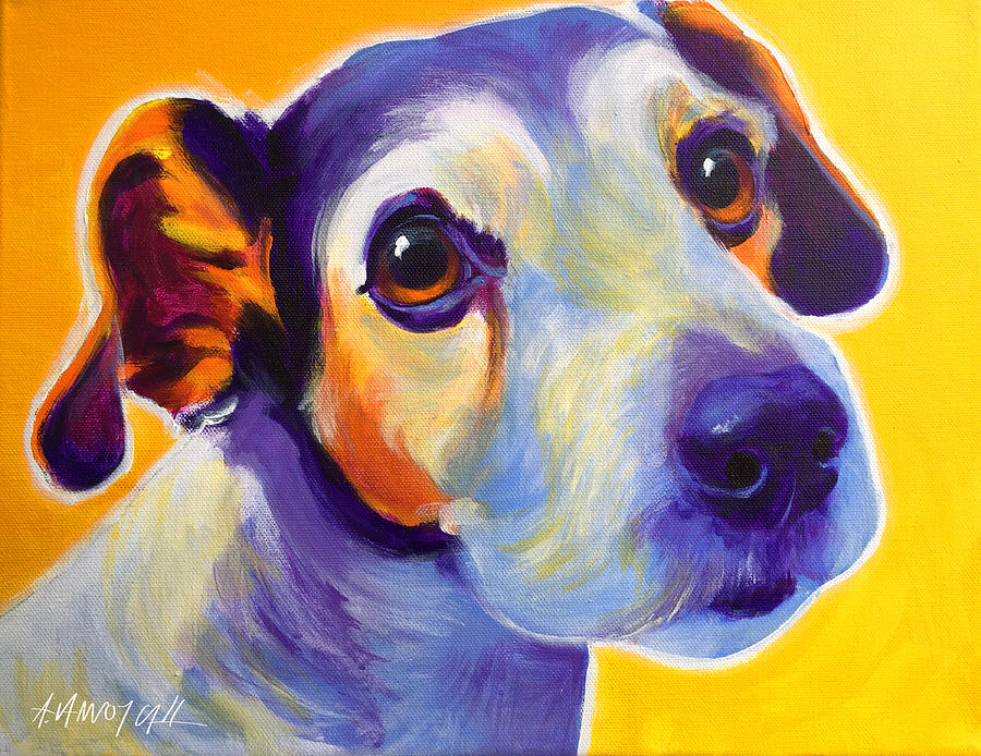 Dog Painting - Jack Russell - Mudgee by Dawg Painter