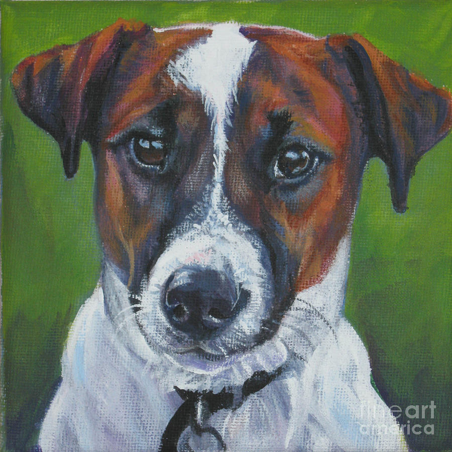 Jack Russell Terrier Painting by Lee Ann Shepard