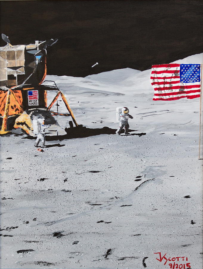 Apollo Painting - Jack Schmitts Hammer #1 by James Scotti Apollo Painting - Jack Schmitts Hammer #1 by James Scotti