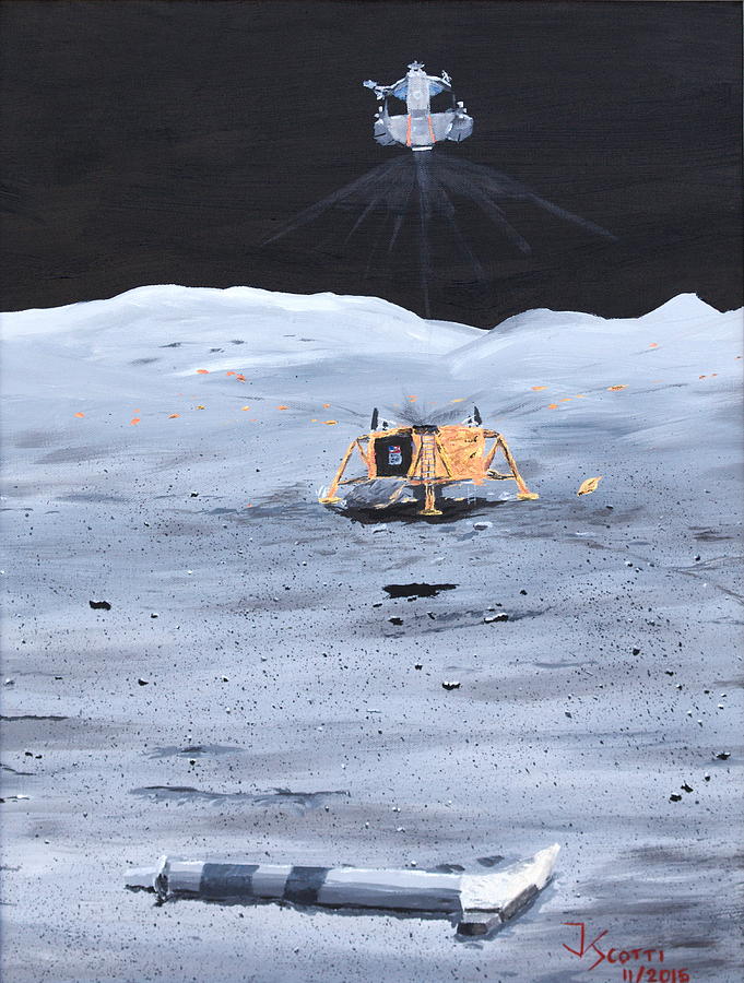 Apollo Painting - Jack Schmitts Hammer #3 by James Scotti Apollo Painting - Jack Schmitts Hammer #3 by James Scotti
