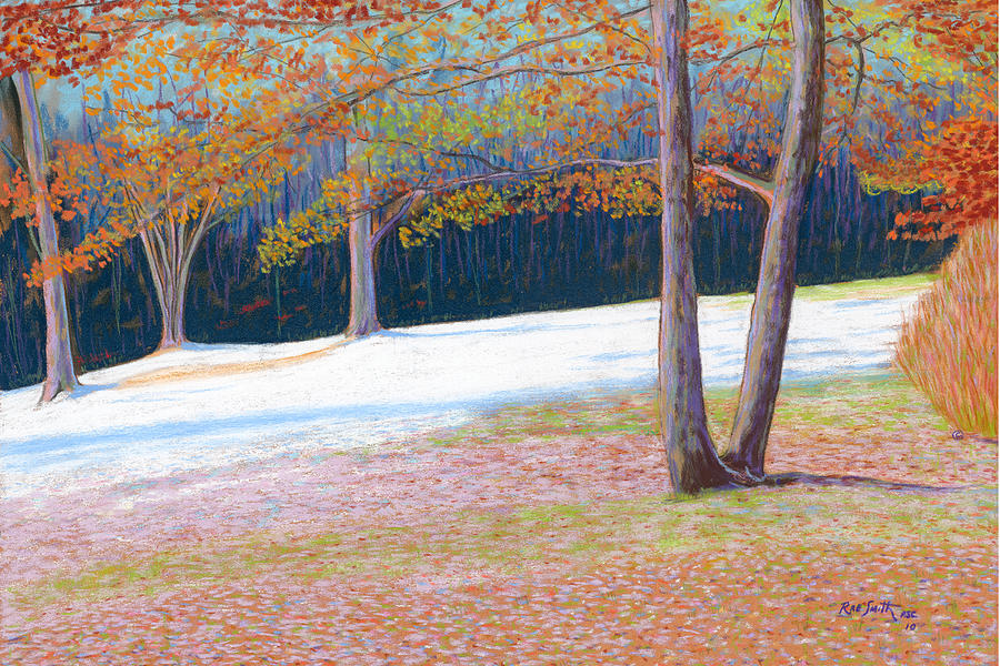 Jack Tree in early winter Pastel by Rae  Smith PSC