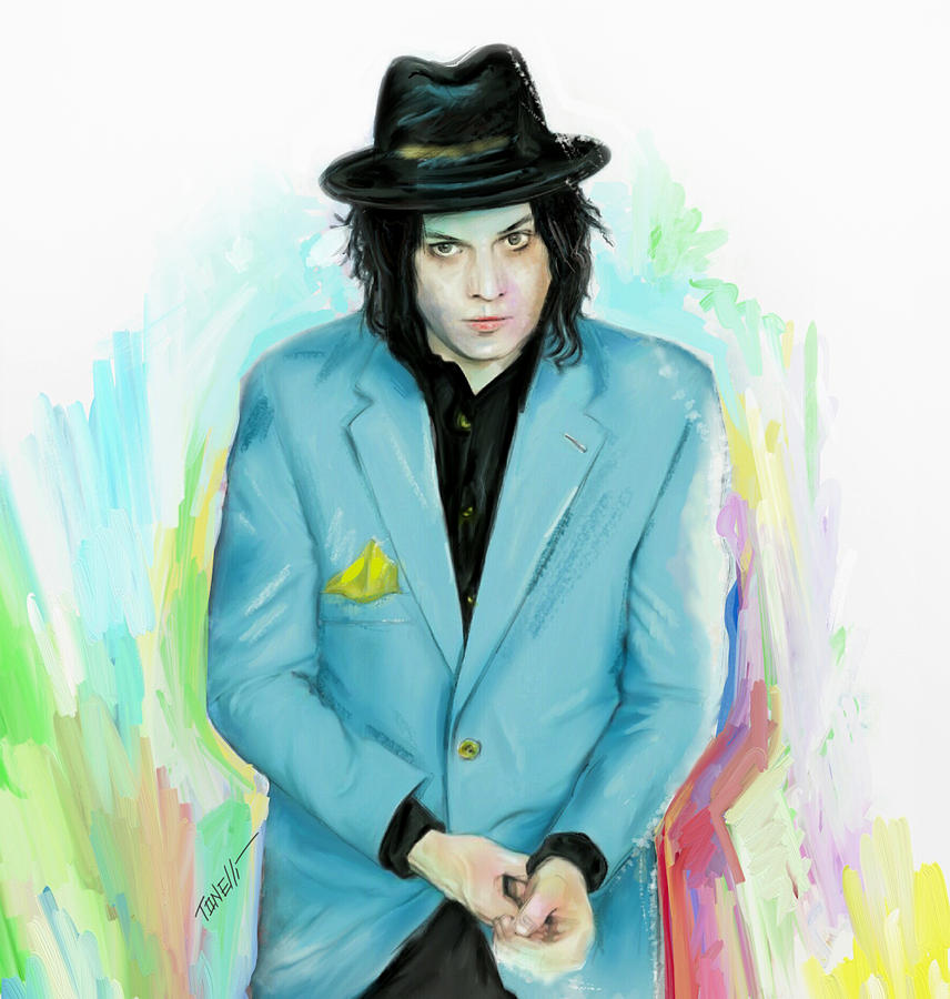 Jack White Painting by Mark Tonelli