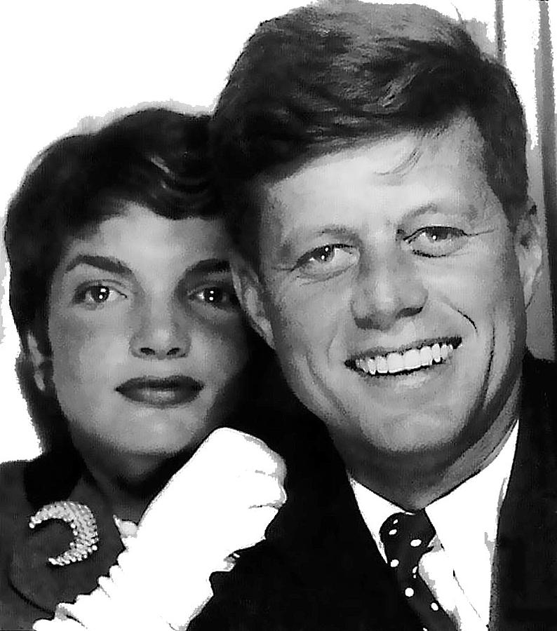 Jackie and Jack kennedy photo booth circa 1953-2015 Photograph by David Lee Guss