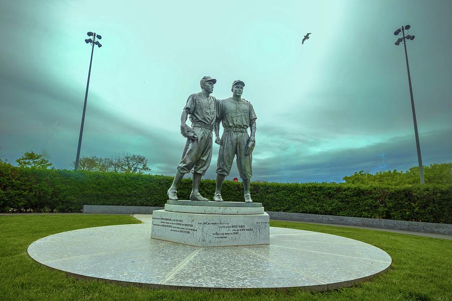 Jackie Robinson and Pee Wee Reese1 by Mesha Thomas