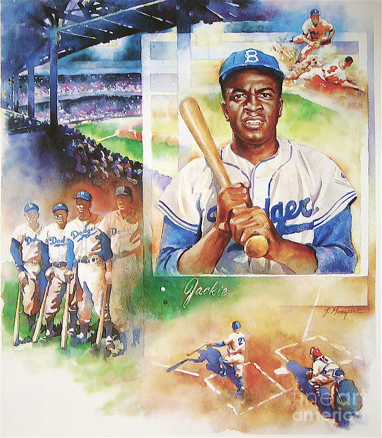 Jackie Robinson Original Painting