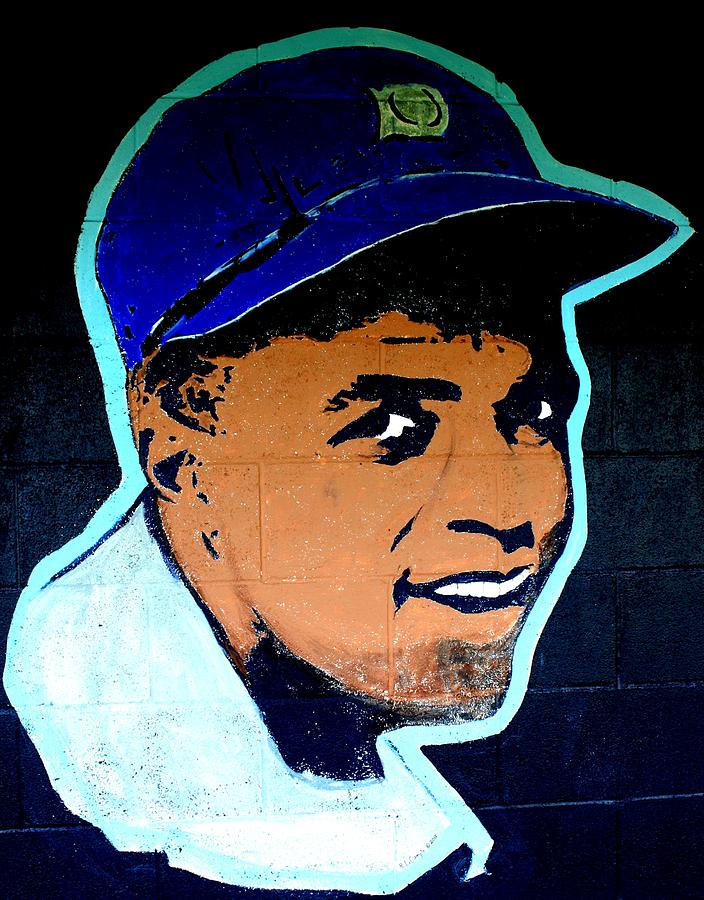 Jackie Robinson Painting by Ralph LeCompte