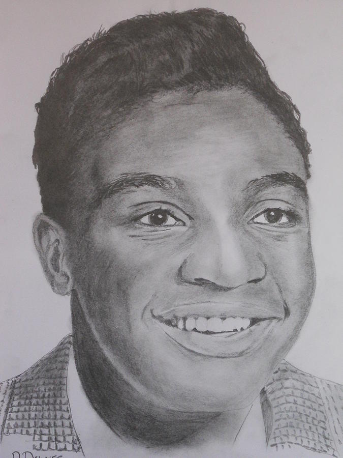 Jackie Wilson Drawing by Darren Downes - Fine Art America