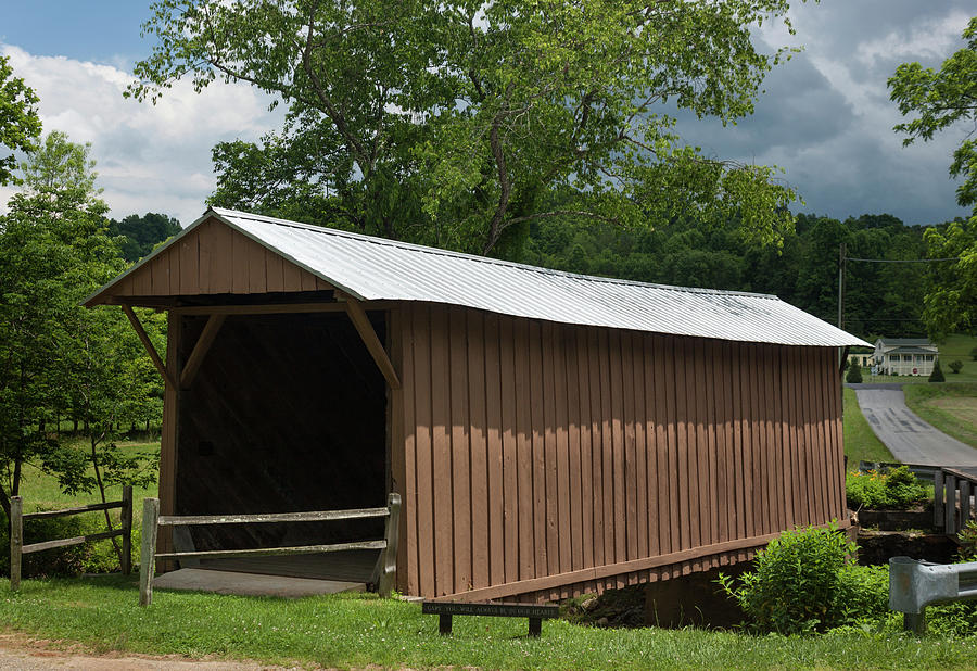 Jacks Covered Bridge near Woolwine Virginia Photograph by Suzanne Gaff