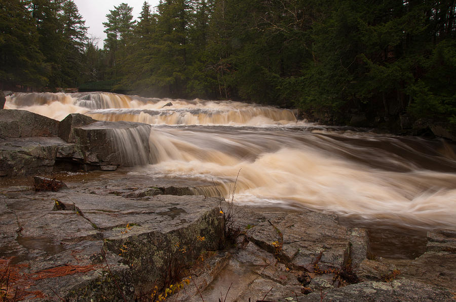 Jackson Falls in Jackson, New Hampshire Photograph by Brenda Jacobs