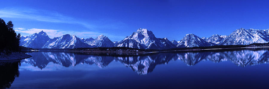 Jackson Lake Panorama Photograph by Tiffany Powers - Pixels