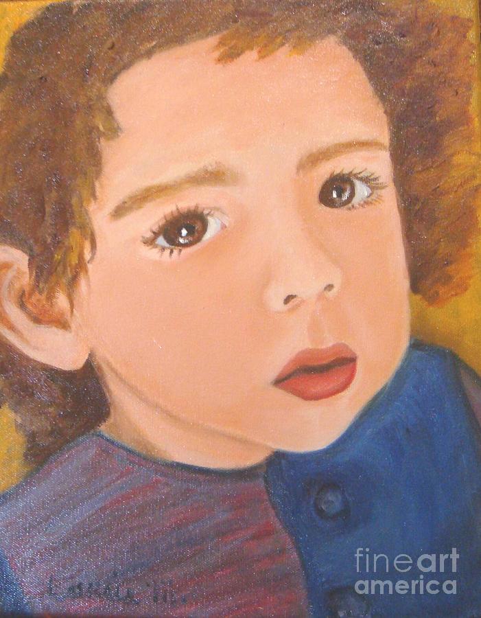 Portrait Painting - Jackson by Laurie Morgan
