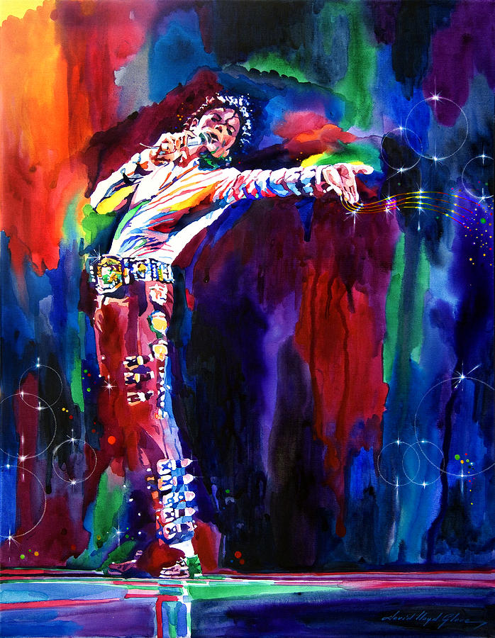Michael Jackson Painting - Jackson Magic by David Lloyd Glover