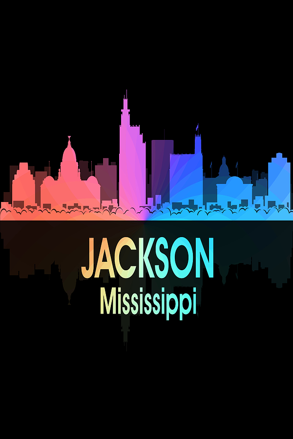 Jackson MS 5 Vertical Digital Art by Angelina Tamez