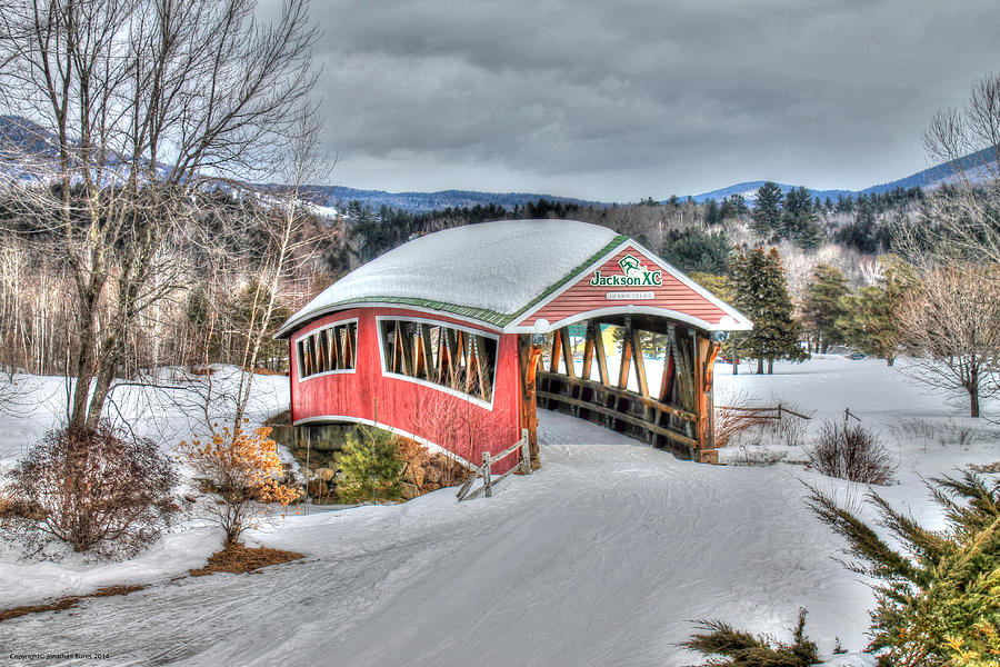 Jackson NH XC Bridge Photograph by Jonathan Burns - Fine Art America