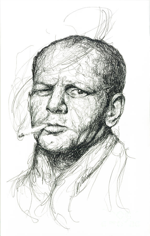 Jackson Pollock Drawing by Michael Volpicelli