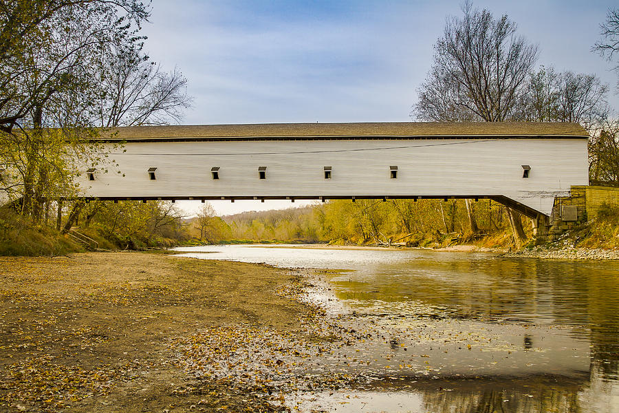 Jackson/Rockport covered bridge Photograph by Jack R Perry