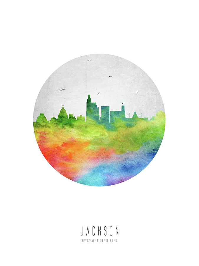 Jackson Skyline Usmsja20 Digital Art