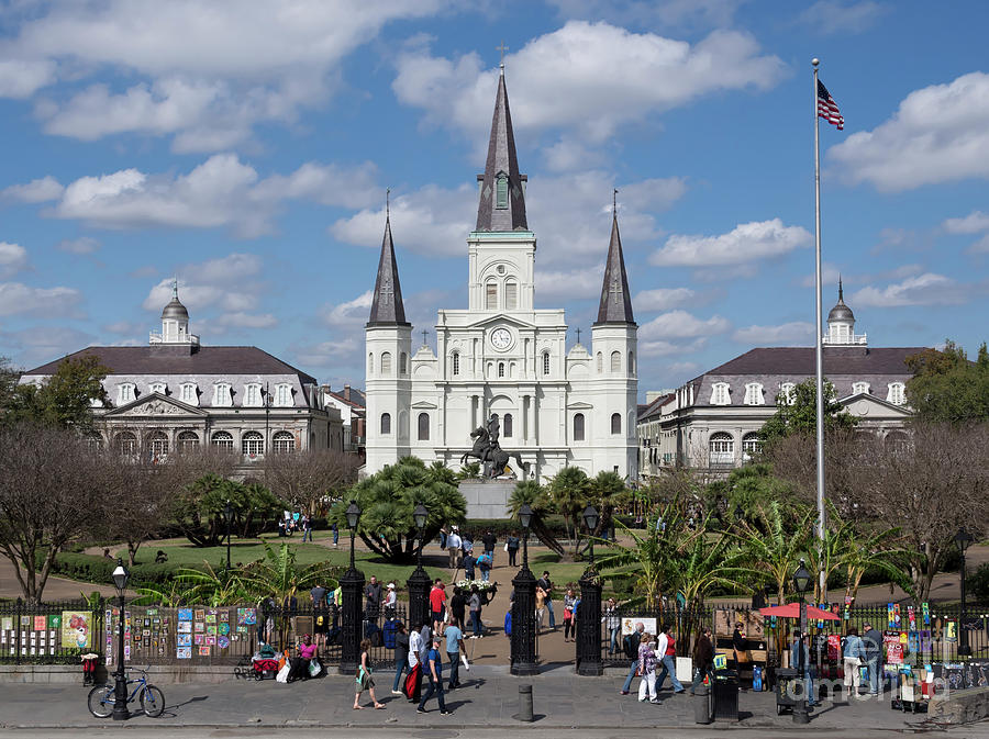 Jackson Square in New Orleans Photograph by Louise Heusinkveld