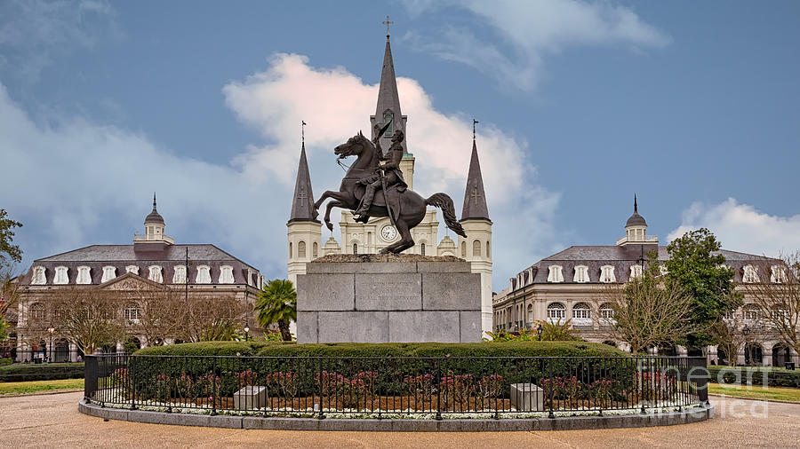 Jackson Square Photograph by Jerry Fornarotto