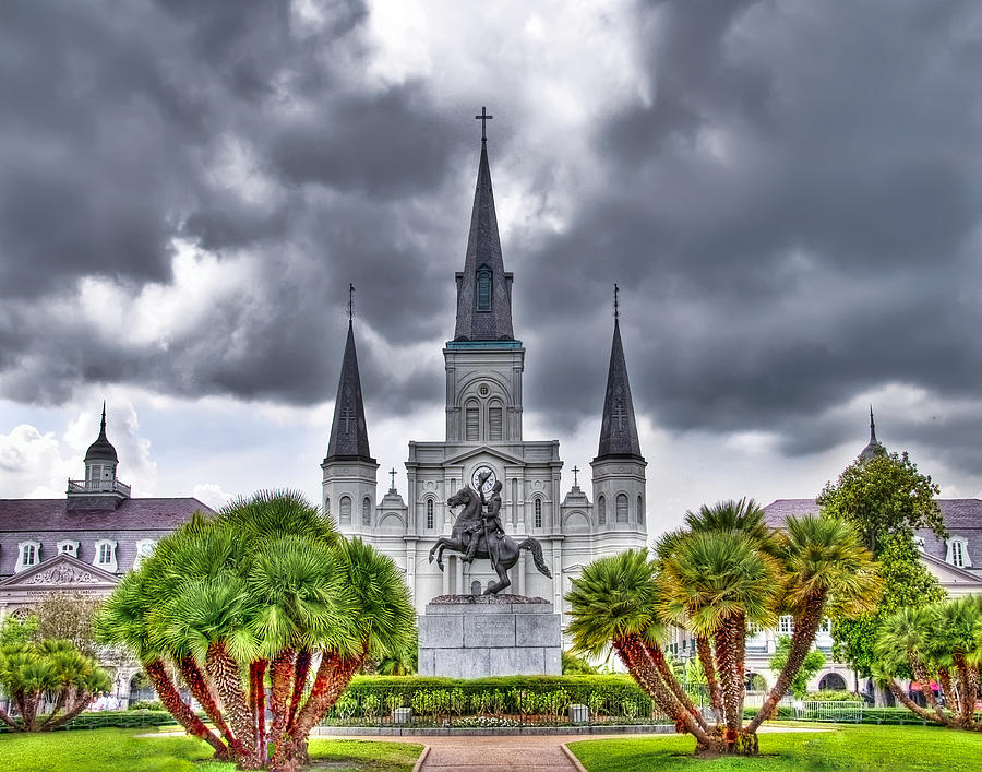 Andrew Jackson Photograph - Jackson Square New Orleans by Tammy Wetzel