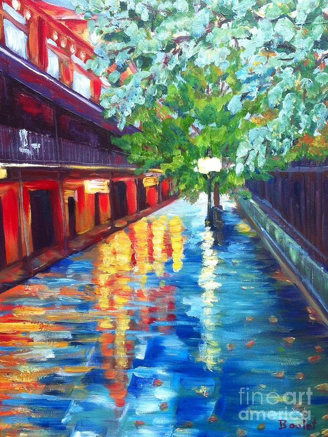 Jackson Square Reflections Painting by Beverly Boulet