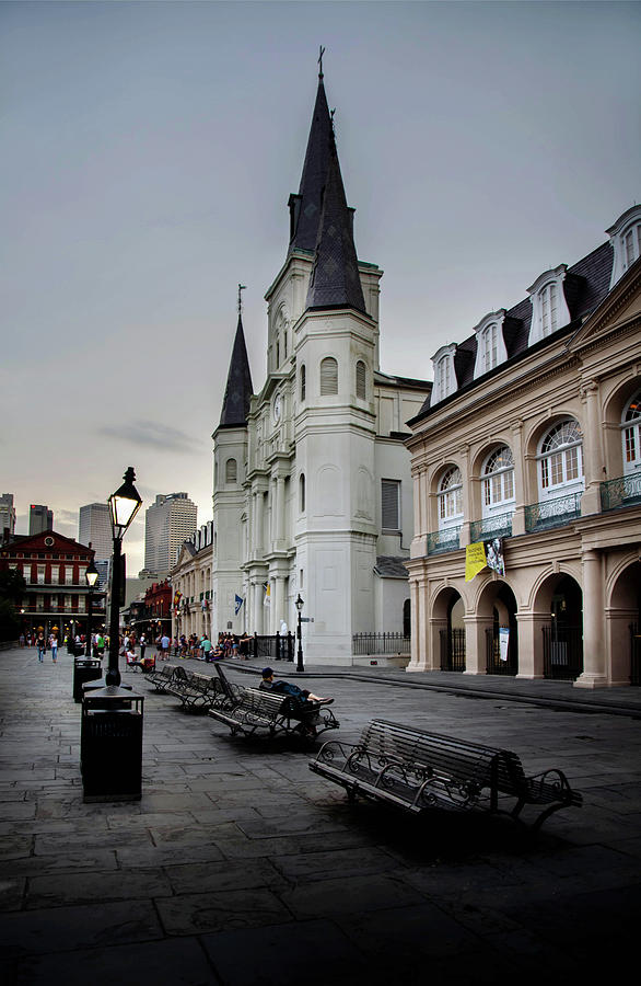 Jackson Square Sunset Photograph by Greg and Chrystal Mimbs