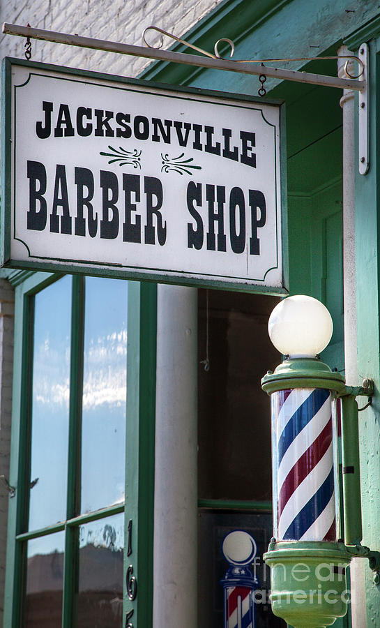 Jacksonville Barbershop Photograph by David Millenheft