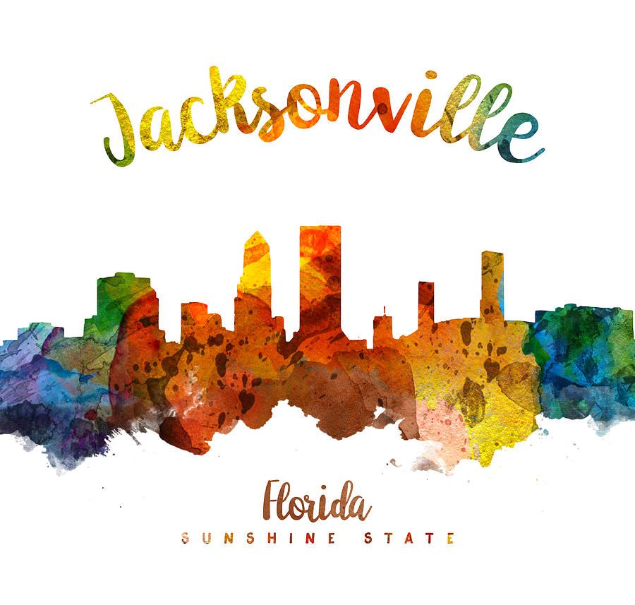 Jacksonville Painting - Jacksonville Florida 26 by Aged Pixel