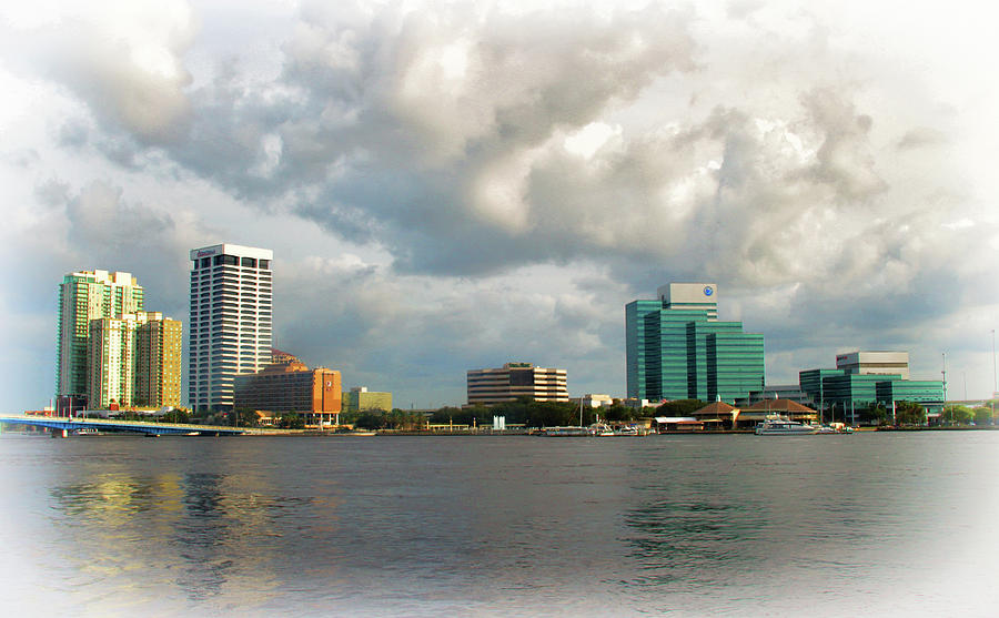 Jacksonville Florida Skyline Photograph by Ola Allen