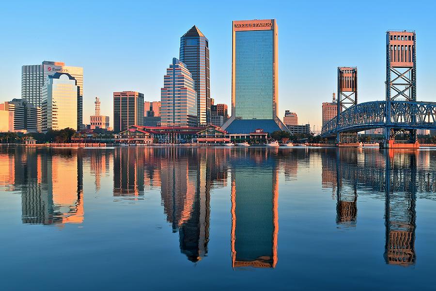 Jacksonville Photograph - Jacksonville Mirror Image by Frozen in Time Fine Art Photography
