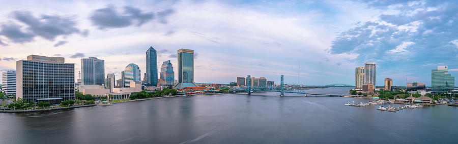Jacksonville Panorama Photograph by Ryan Heffron