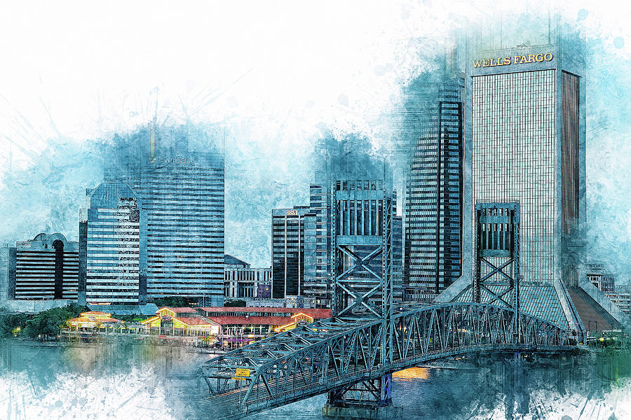 Jacksonville Sketch Photograph by Kay Brewer