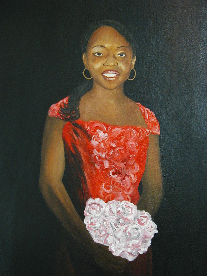 Jaclyn Painting by Angelo Thomas