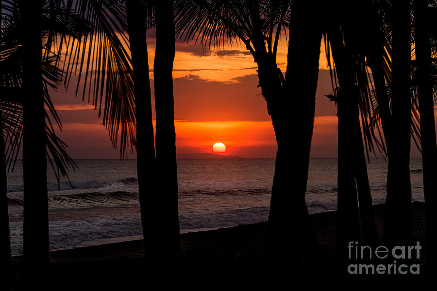 Sunset Photograph - Jaco Sunset by Tom Rostron
