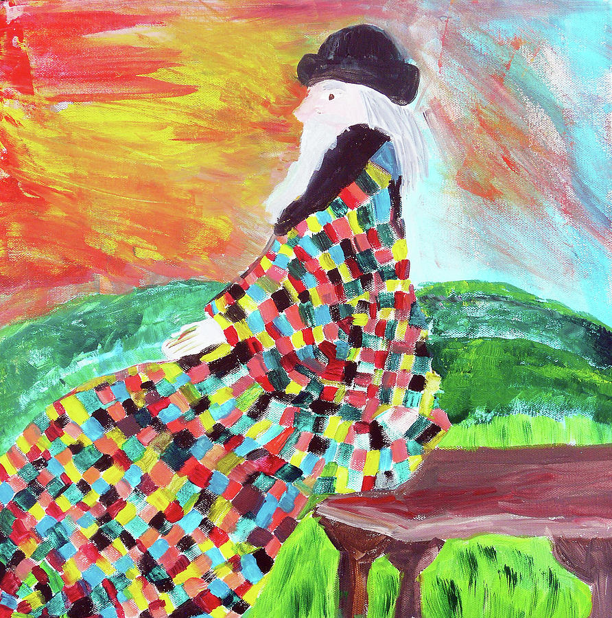 Jacob and His Multi Colored Coat Painting by Sundra Lee-Ingemanson Jacob and His Multi Colored Coat Painting by Sundra Lee-Ingemanson