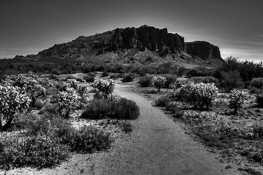 Jacobs Crosscut Trail in the Superstition Wilderness Photograph by Roger Passman