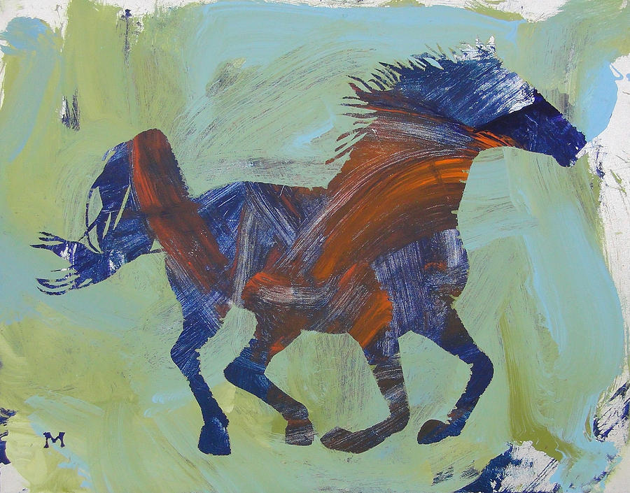 Horse Painting - Jacobs Inspiration by Candace Shrope