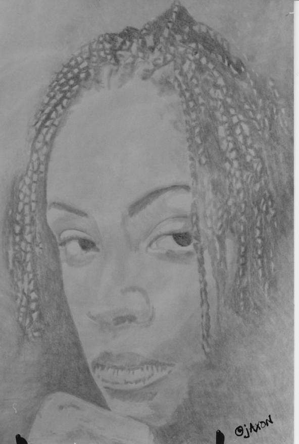 Jada Pinkett - Smith Drawing by B Jaxon - Fine Art America