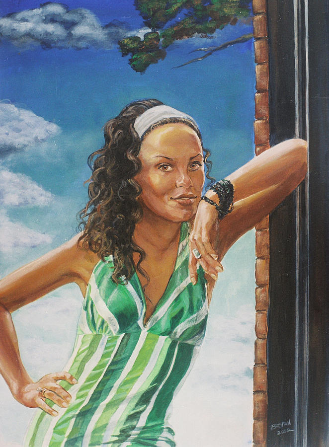 Jade Anderson Painting by Bryan Bustard